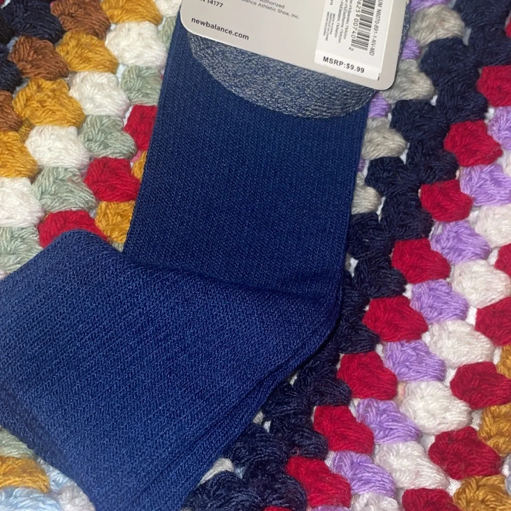 New Balance Unisex Crew Socks Size: M